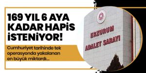 169 yıl 6 aya kadar hapis istemiyle dava açıldı