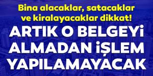 Enerji Kimlik Belgesi olmadan alım, satım ve kiralama yapılamayacak