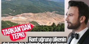 Tarkan'dan Kaz Dağları tepkisi "Yeter artık"