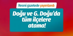 403 mülki idare amirinin görev yerleri değişti
