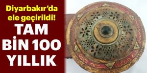Diyarbakır'da altın yazmalı tarihi kitap ele geçirildi
