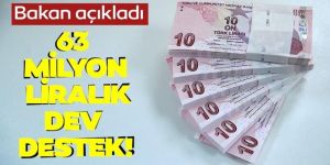 79 projeye 63 milyon hibe verilecek