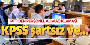 PTT'den personel alımı açıklaması
