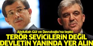 Abdullah Gül ve Ahmet Davutoğlu'nun 'kayyum' açıklamalarına tepki