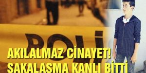 İki arkadaşın şakalaşması korkunç sonlandı!