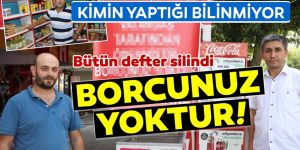 İsimsiz hayırsever borçlarını ödedi!