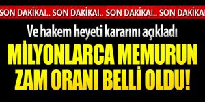 Memur zammında son durum;”Hükümetin dediği oldu”