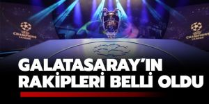 G.Saray'ın Şampiyonlar Ligi'ndeki rakipleri belli oldu!