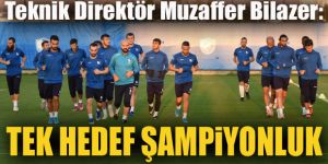Muzaffer Biazer: Tek hedefimiz şampiyonluk