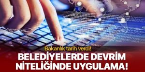 Beldiyelerde devrim niteliğinde uygulama