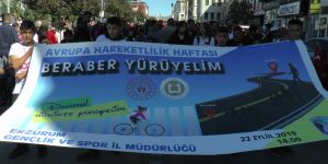 Avrupa Hareketlilik Haftası'nı yürüyerek kutladılar