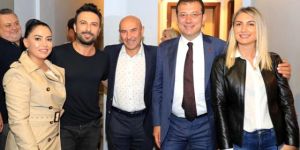 Tarkan, konserine gelen Tunç Soyer ve Ekrem İmamoğlu'na övgü yağdırdı