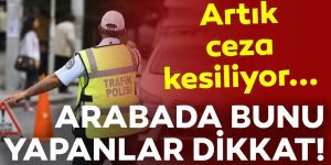 Özel araçlara sigara denetimi