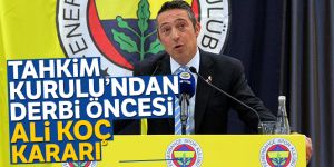 TFF Tahkim Kurulu Ali Koç'un cezasını kaldırdı