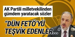 AKP'li vekil: "Dün FETÖ'yü teşvik edenler bugün cellat kesiliyor"