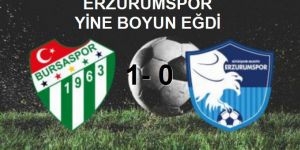 Bursaspor: 1 - Erzurumspor: 0