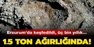 Erzurum'da3 bin yıllık kale keşfedildi!