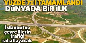 Kuzey Marmara Otoyolu'nun yapım aşamaları böyle görüntülendi