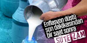 Çiğ süt fiyatına zam geldi