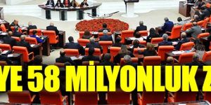 Meclis bütçesine 58 milyonluk zam!