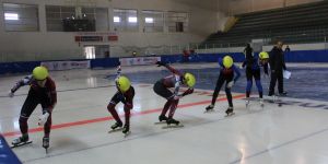 Erzurum’da Short Track Federasyon Kupası heyecanı