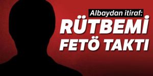 Üsteğmen rütbesini FETÖ lideri takmış