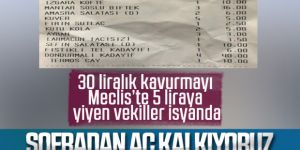 Milletvekilleri Meclis'teki yemeklerden şikayetçi