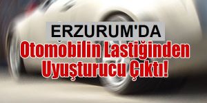 Otomobilin yedek lastiğinden uyuşturucu çıktı
