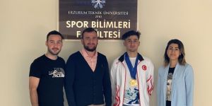 Erzurum Teknik Üniversitesinde madalya sevinci