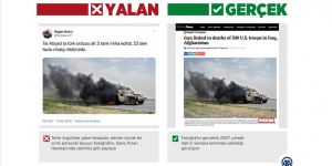 Barış Pınarı Harekatı aleyhine 'yanan askeri araç' fotoğraflarıyla manipülasyon