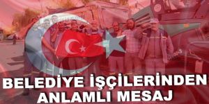 Yakutiye işcilerimizden kahraman Mehmetçiğe selam var!