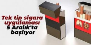 Sigarada tek tip paket uygulamasına 5 Aralık'ta geçiliyor