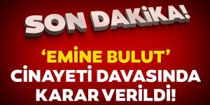 Emine Bulut cinayeti davasında karar