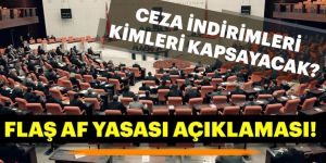 Af yasası için flaş açıklama