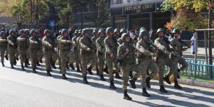 Erzurum’da 29 Ekim Cumhuriyet Bayramı kutlama provası