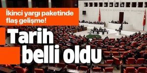 İkinci yargı paketi ne zaman Meclis'e gelecek? .