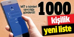 1000 kişilik yeni liste.