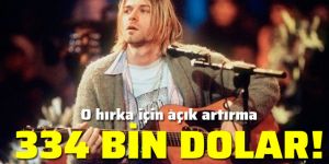 Kurt Cobain'in hırkasına rekor fiyat!