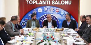 Rektör Çomaklı Memur-Sen’in konuğu oldu