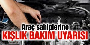 Sürücülere 'araçlarda kış bakımı' uyarısı