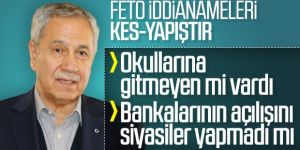 Bülent Arınç, FETÖ iddianamelerini eleştirdi