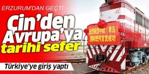 Çin'den geldi, Erzurum'dan geçti!