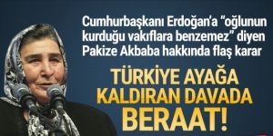 Saray'dan Pakize anne hakkında geri adım!