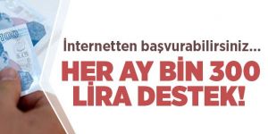 Belgeli 3 bin 700 çocuk bakıcısına 1300 lira destek