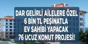 Erzurum'da TOKİ 6 Bin TL Peşinatla Ev Sahibi Yapacak!