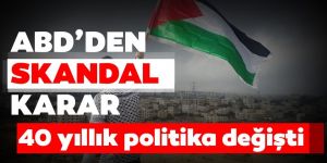 ABD'nin skandal Filistin açıklaması