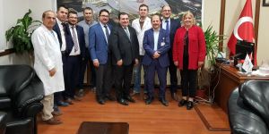 TUK üyeleri Başhekimi Dr. Mahmut Avcı’yı ziyaret etti