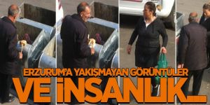 Ekmeğini gerçekten çöpten çıkarıyor!