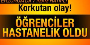 Erzurum'da okulda rahatsızlanan 7 öğrenci hastaneye kaldırıldı