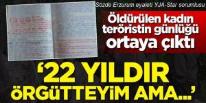 Kadın teröristin günlüğü ortaya çıktı!